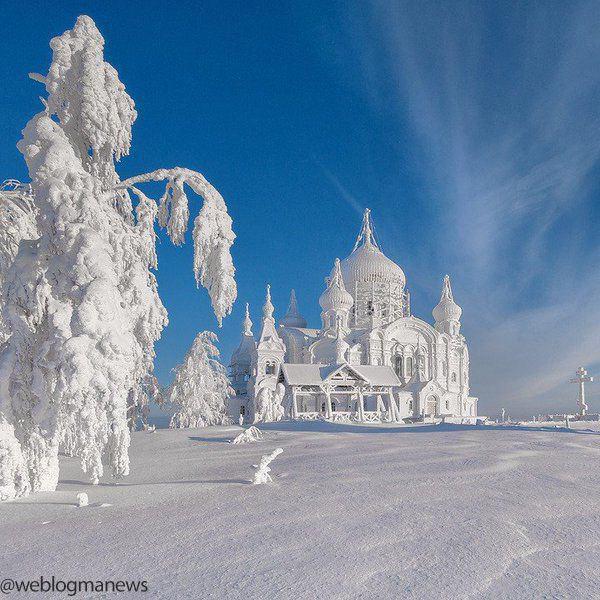 تصویری زیبا از زمستان روسیه