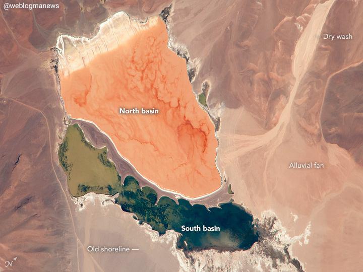 تصویری زیبا earthobservatory ناسا از آمریکای جنوبی(تصویر روز 5 دی ماه)