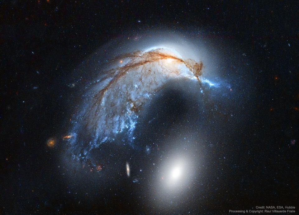 عکس روز ناسا 18 بهمن  به کهکشان گرازماهی یا NGC 2936   از هابل اختصاص یافته است