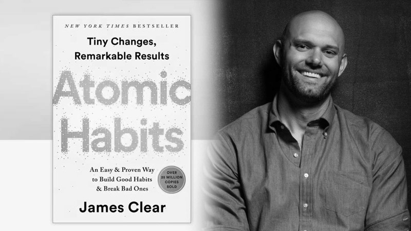 جلد کتاب عادات اتمی و ساخت عادات مثبت