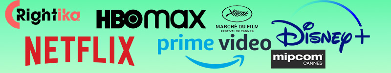 لوگوهای پلتفرم‌های اصلی خرید و فروش حق پخش فیلم در دنیا